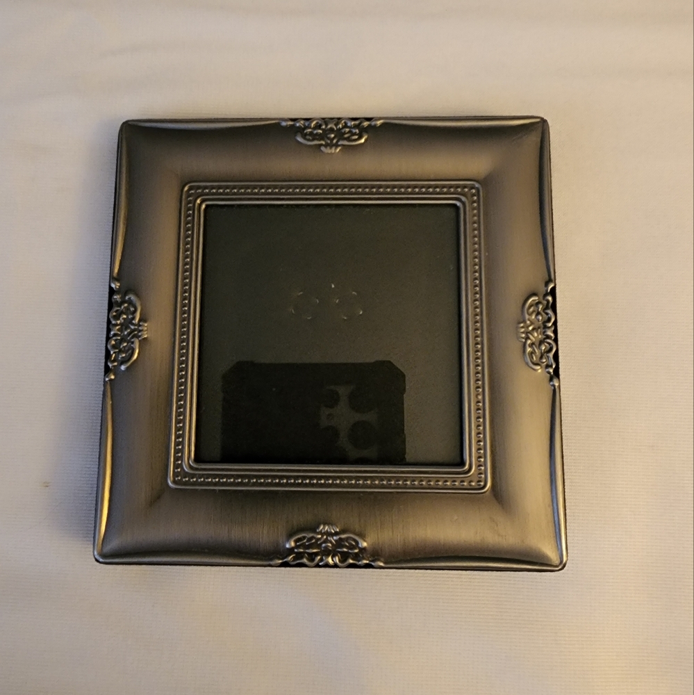 Brushed Silver Small Picture Frame - Picture 3 of 3
